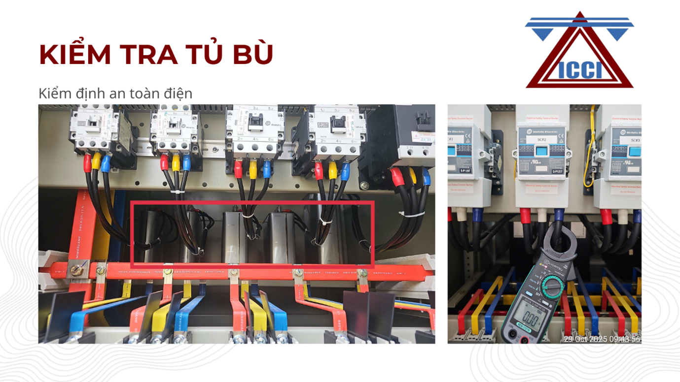 Hình ảnh kiểm tra tủ bù Hình ảnh kiểm tra tủ bù